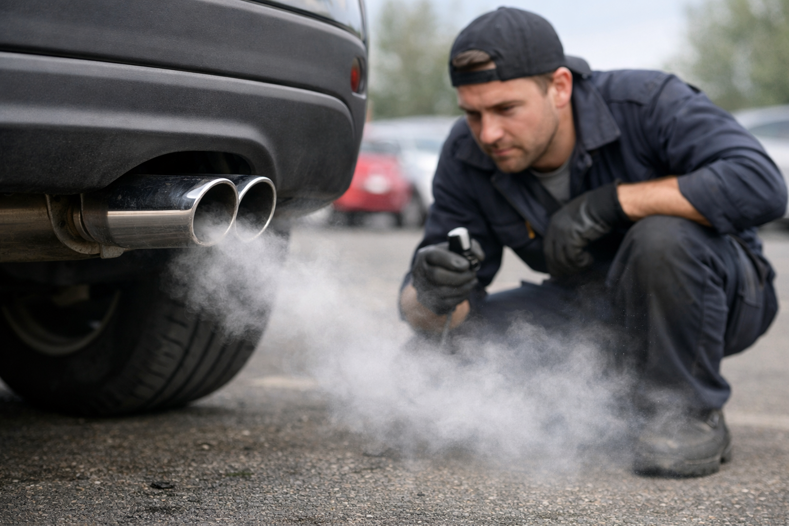 Egzoz borsu ve duman kontrolu